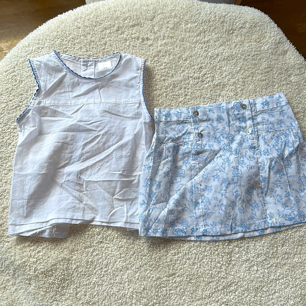 Skirt and top